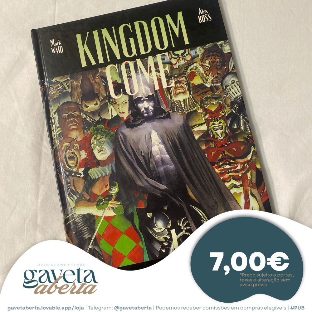 Livro BD Kingdom Come Vol. 1 Capa Dura VitaminaBD