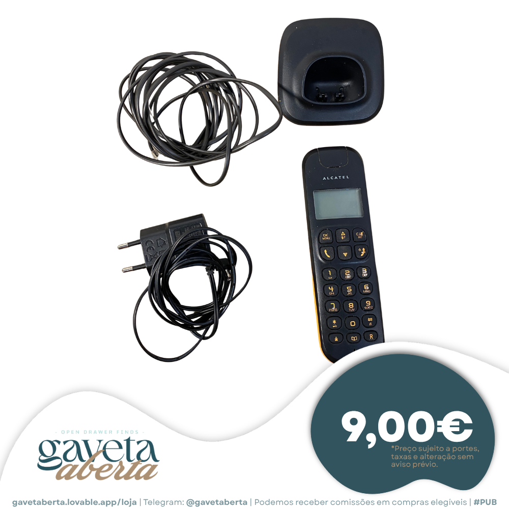 Telefone fixo sem fios Alcatel D135
