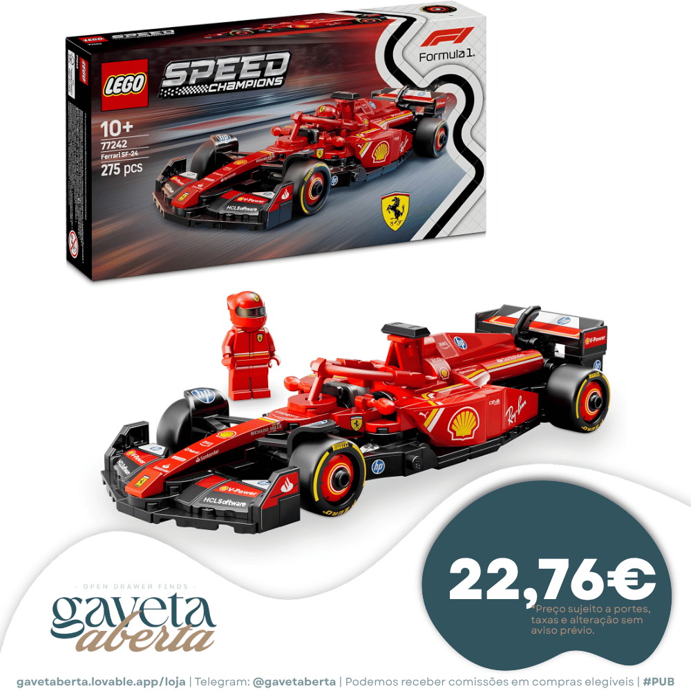 Carro LEGO Speed Champions Ferrari SF-24 F1